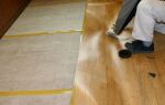 Выравнивание деревянного пола фанерой под линолеум